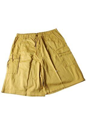 Boulder Creek Cargo Shorts Mens XLT 36 38 Big Tall Yellow Khaki LL Outdoor y2K